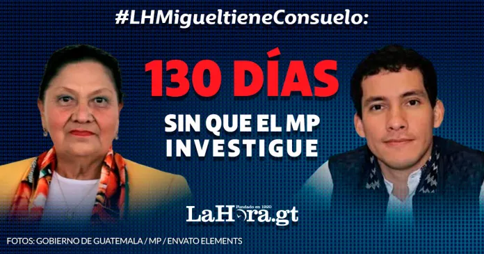 Van 130 días sin que se investiguen posibles hechos de corrupción de Miguel Martínez, pareja de Giammattei